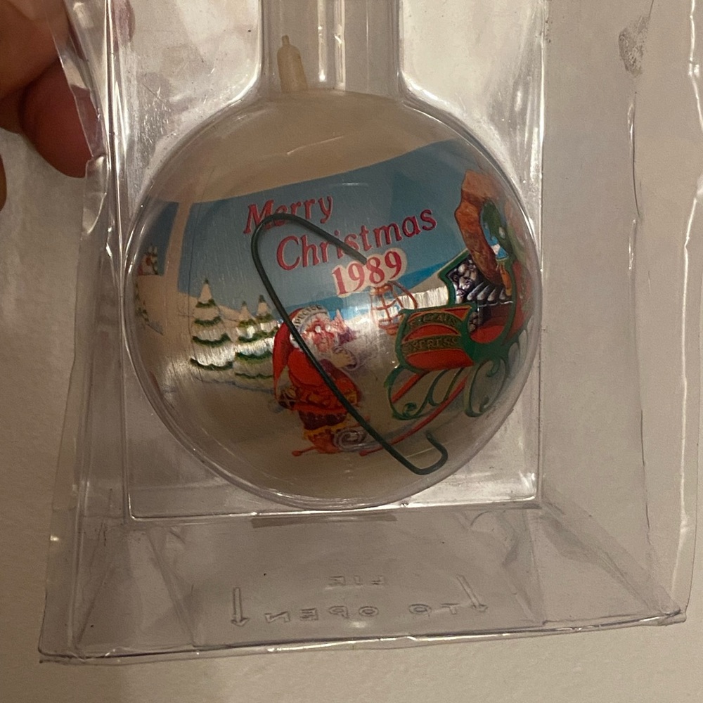 Disney World Blue and Pink Holiday Ornaments - Picture 6 of 7